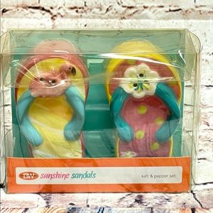 Boston Warehouse Sunshine Sandals Salt and Pepper Shakers - Set of 2
